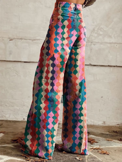 NADINA | Chic & Breezy Wide-Leg Bohemian Pants