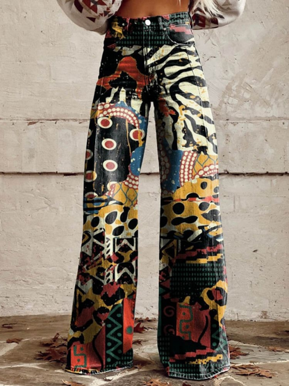 TARSILLA | Stunning Large Art-Print Pants