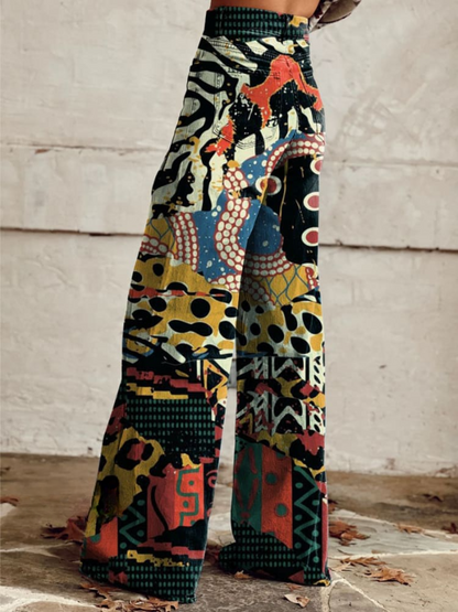 TARSILLA | Stunning Large Art-Print Pants