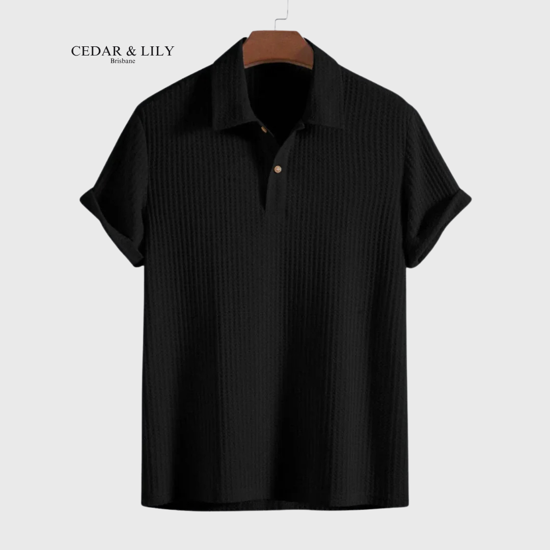 Timeless Gareth Knit Polo for Effortless Style