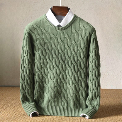 Chic William Cable Knit Sweater