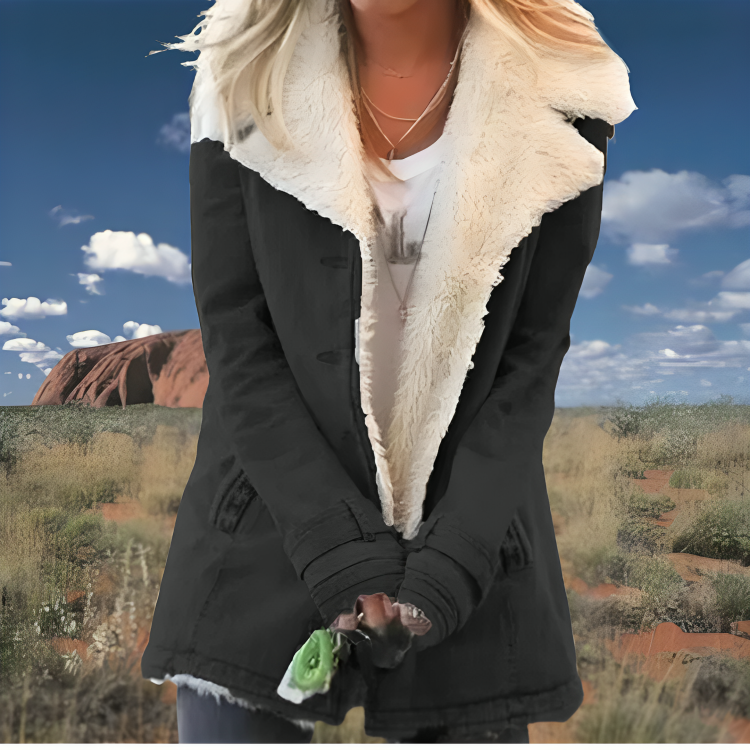 Chic and Comfortable Jaz Jacket in Faux Fur