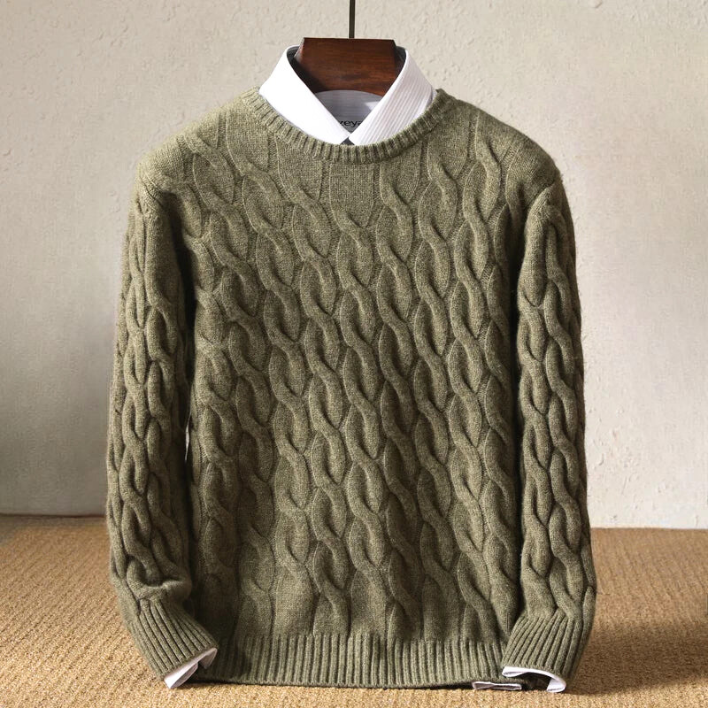 Chic William Cable Knit Sweater