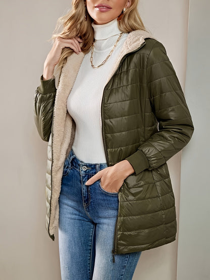 Enrica | Elegant Long Casual Jacket for a Chic and Comfortable Look