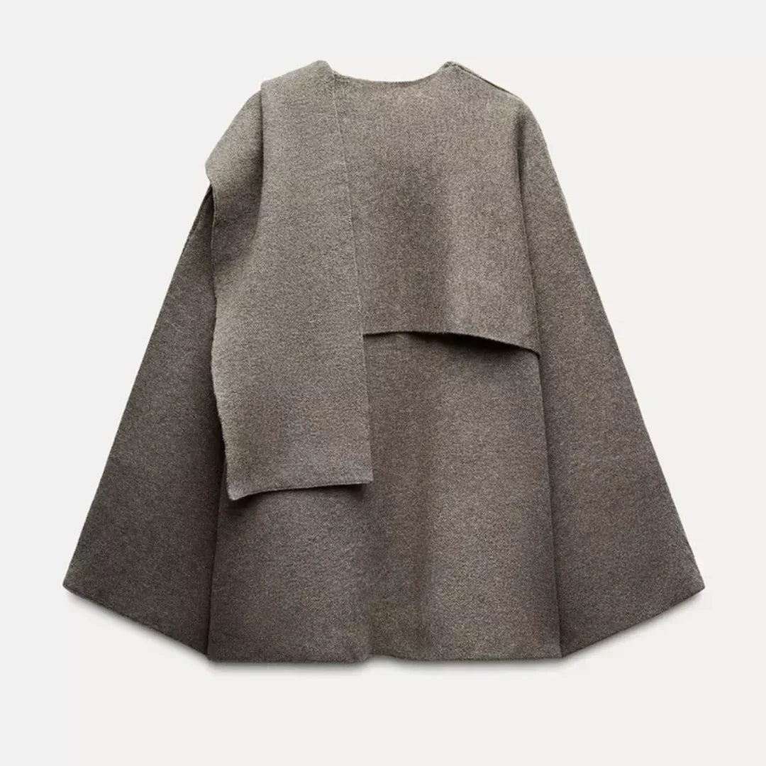 Amélie™ - Wool Cape Coat