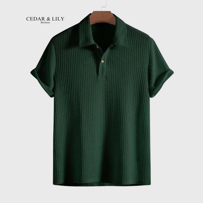 Timeless Gareth Knit Polo for Effortless Style