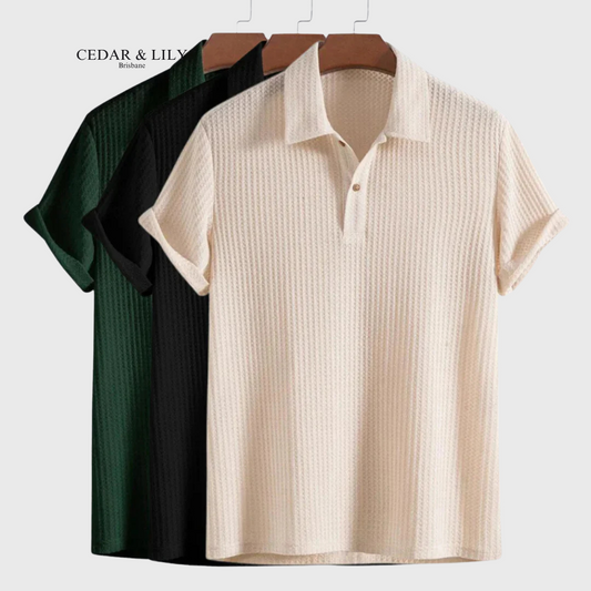 Timeless Gareth Knit Polo for Effortless Style