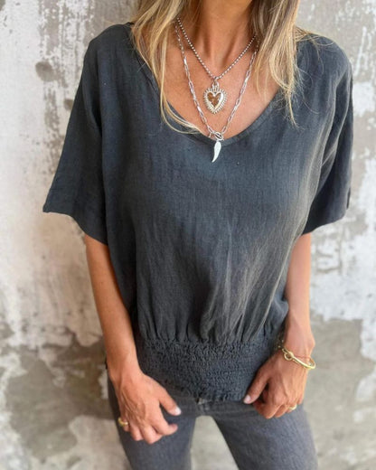 Madison | Chic V-Neck Tee for Effortless Style