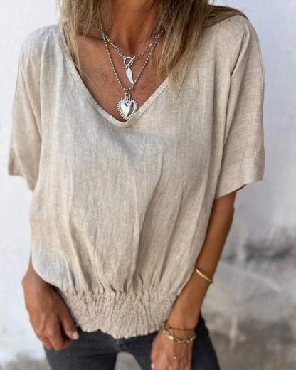 Madison | Chic V-Neck Tee for Effortless Style