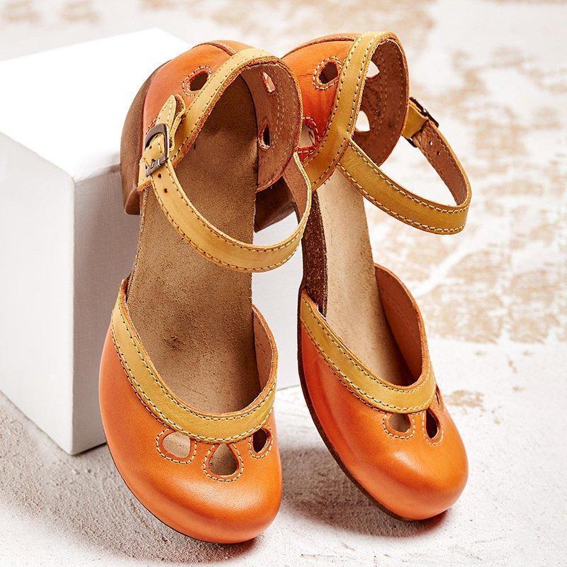 Amalia™ | Comfortable Orthopedic Sandals with Stylish Low Heel