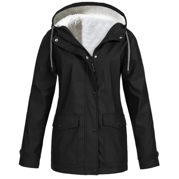 Julliete™ | Elegant Chic Hooded Outdoor Jacket