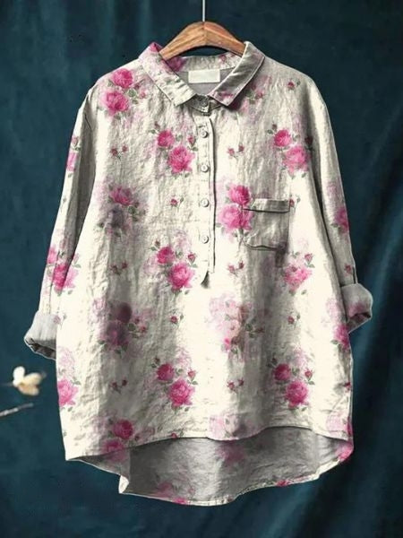 Lila™ Floral Elegance Blouse