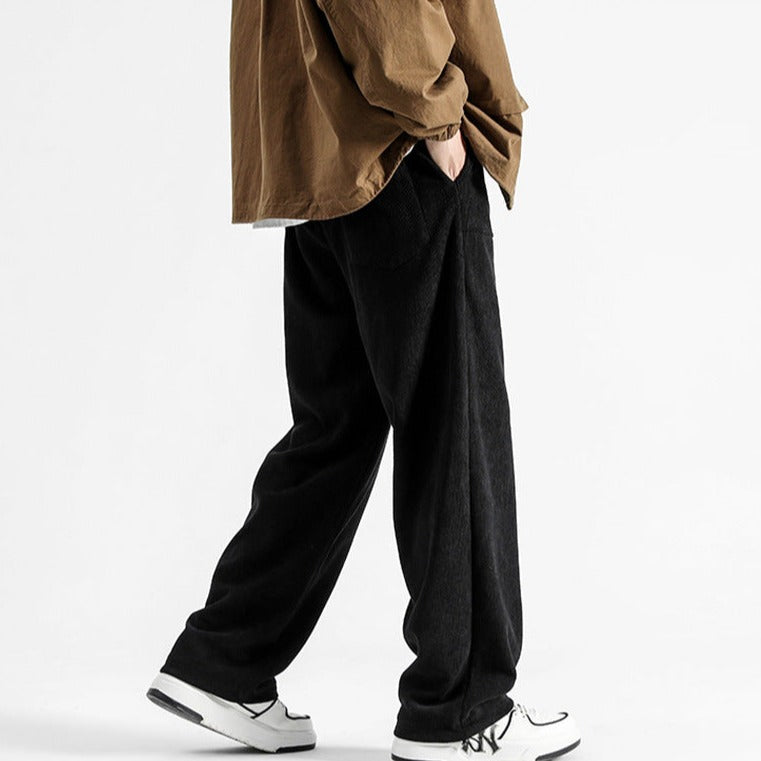 Chic Malibu Corduroy Trousers for Effortless Style