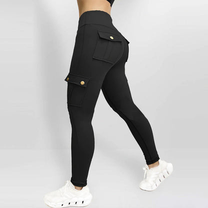 High-Waisted Sculpting Cargo Pants - Unmatched Elegance and Comfort!