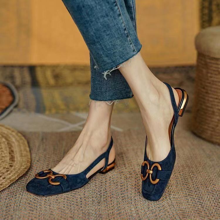 Audrey | Chic Suede Slingback Heels