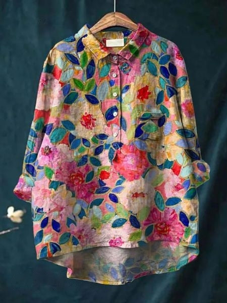 Lila™ Floral Elegance Blouse