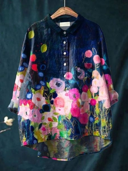 Lila™ Floral Elegance Blouse