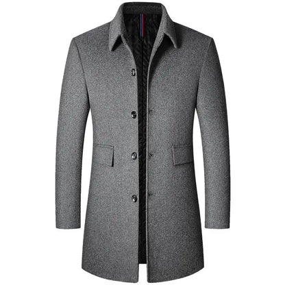 Luxurious CHAVELLE™ Wool Overcoat for Ultimate Elegance