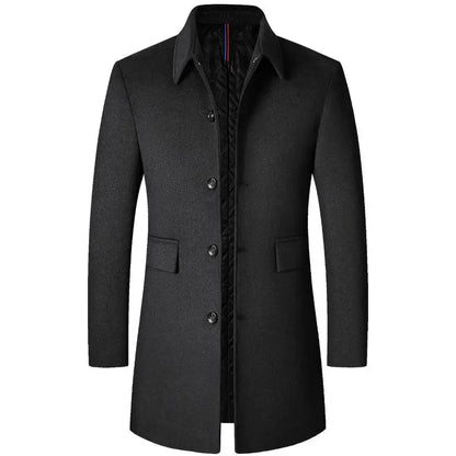 Luxurious CHAVELLE™ Wool Overcoat for Ultimate Elegance