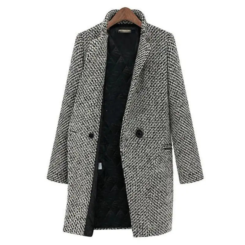 Laurence™ - Long Midi Coat in Wool