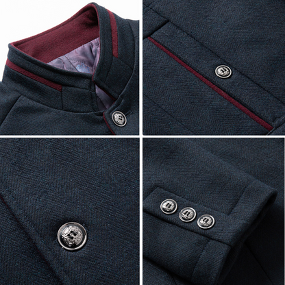 Luxurious ALESSANDRO™ Wool Overcoat for Timeless Elegance