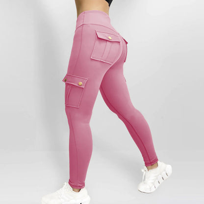 High-Waisted Sculpting Cargo Pants - Unmatched Elegance and Comfort!