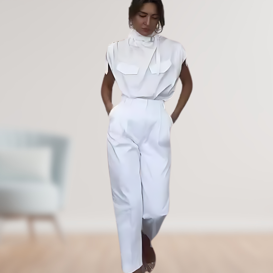 Sylvie | Elegant and Modern Jumpsuit for a Refined Style