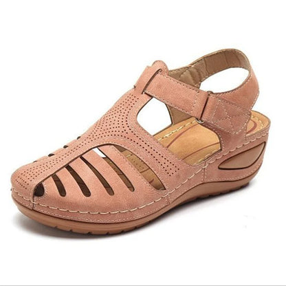 Vanessa™ Vintage-Inspired Orthopedic PU Leather Sandals for Ultimate Comfort