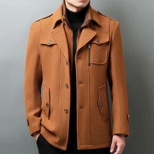 Stylish LUCIANO™ Long Coat for Trendsetters