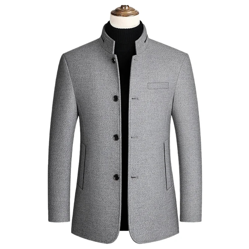 Elegant FABRIZIO™ Luxe Wool Overcoat