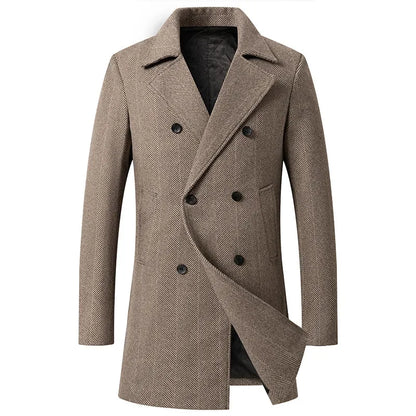 Elevate Your Wardrobe with the THÉODORE™ Luxurious Wool Overcoat