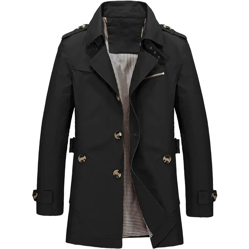 Chic FINACHI Trench Coat for Timeless Style