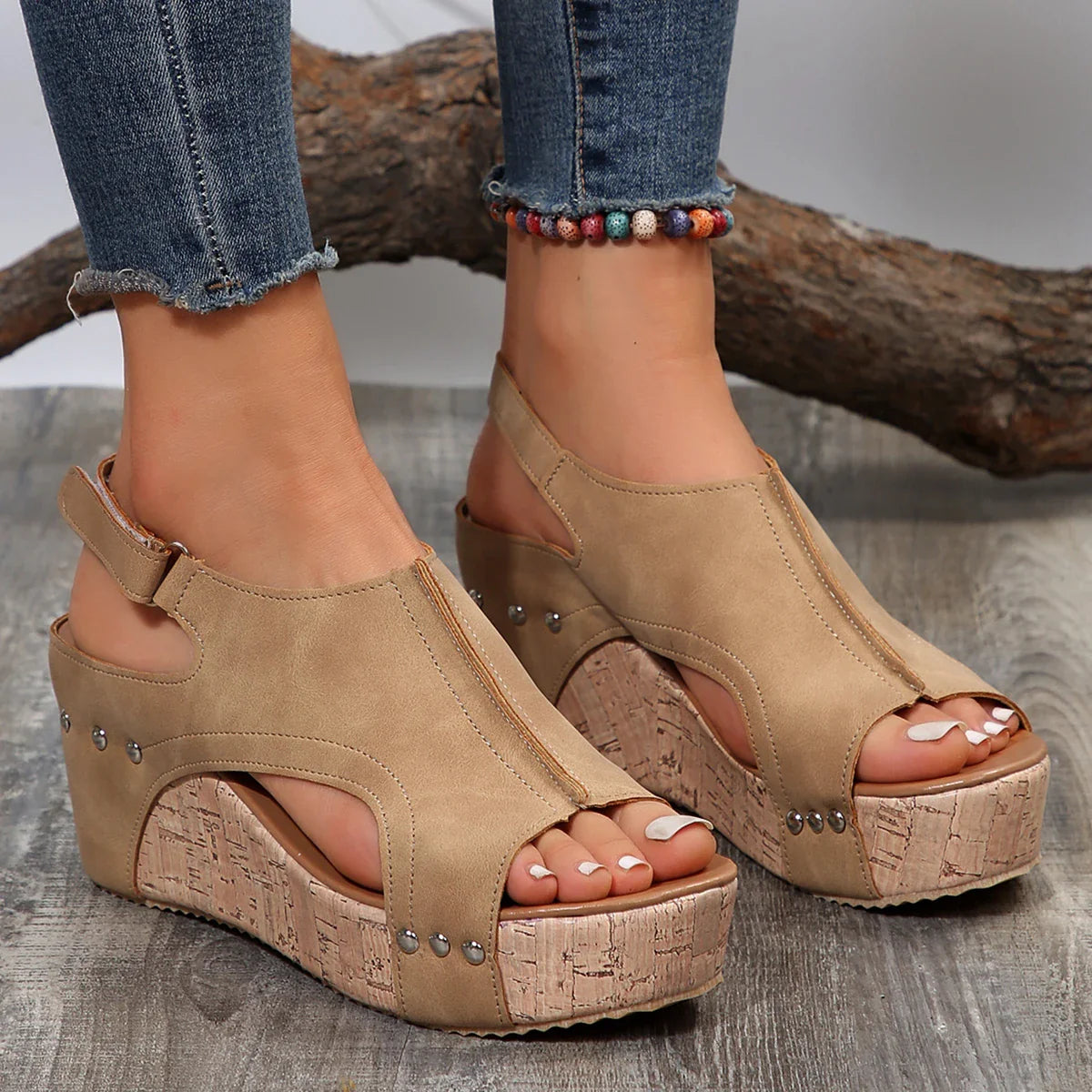 Thalia™ | Chic and Trendy Wedge Sandals