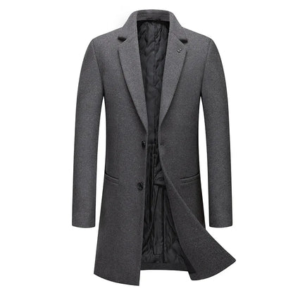 Elegant HUDSON™ Wool Overcoat for Timeless Style