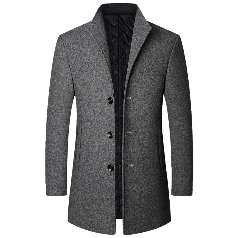 Luxurious MONSO™ Wool Overcoat for Ultimate Style and Comfort