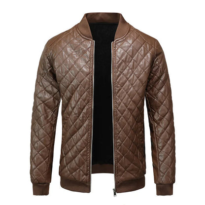 Stylish ENZO Genuine Leather Jacket