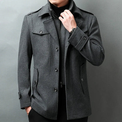 Stylish LUCIANO™ Long Coat for Trendsetters