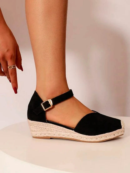 Lisa | Stylish Closed-Toe Wedge Sandals for Ultimate Comfort and Support