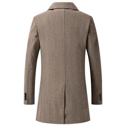 Elevate Your Wardrobe with the THÉODORE™ Luxurious Wool Overcoat