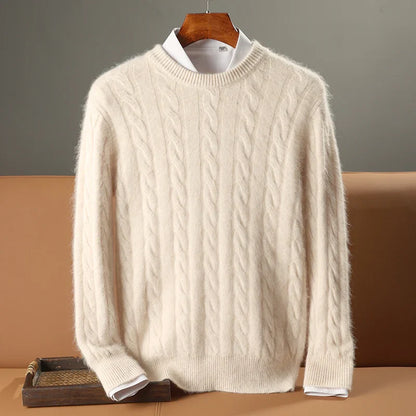 Chic Roberto Knit Cable Sweater