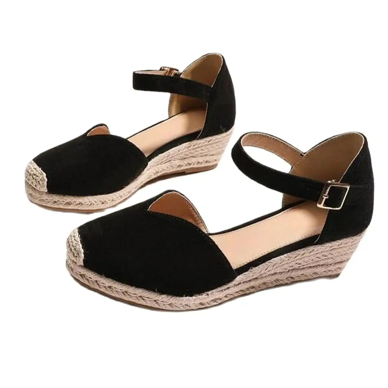 Lisa | Stylish Closed-Toe Wedge Sandals for Ultimate Comfort and Support