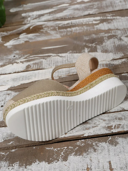 Courtney | Stylish Closed Toe Wedge Sandals for Ultimate Comfort and Support