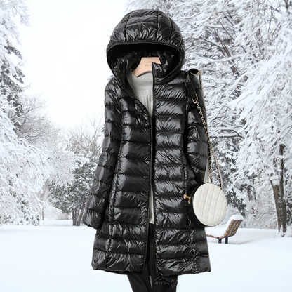 Nathalie™ Cotton Parka Coat with Elegant Hood