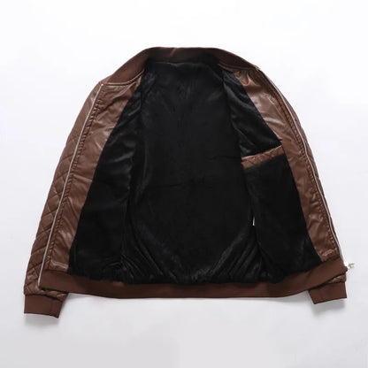 Stylish ENZO Genuine Leather Jacket