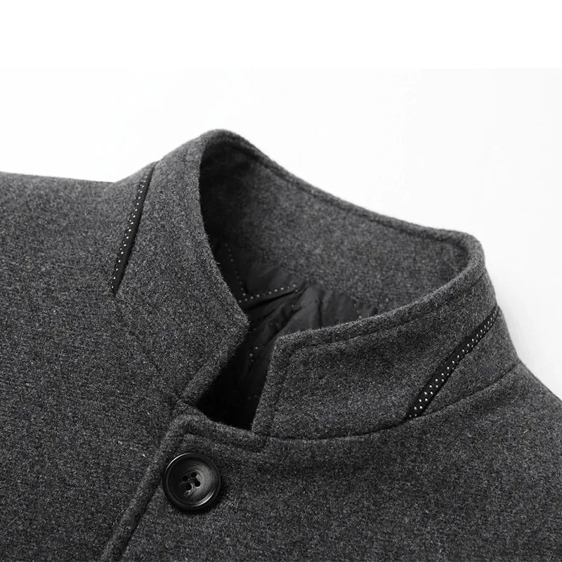 Elegant STERLING™ Wool Overcoat for Timeless Style