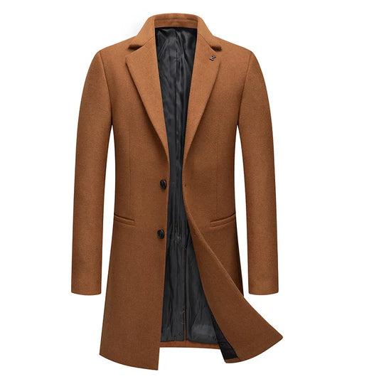 Elegant HUDSON™ Wool Overcoat for Timeless Style