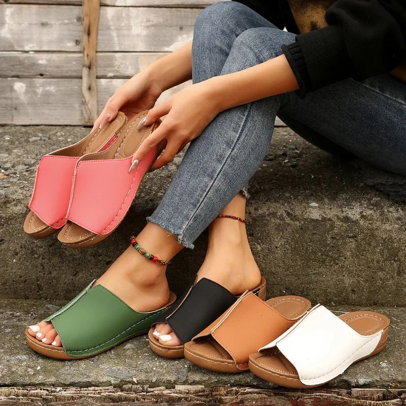 Verena™ | Ultra-Comfortable Lightweight Slip-on Travel Sandals