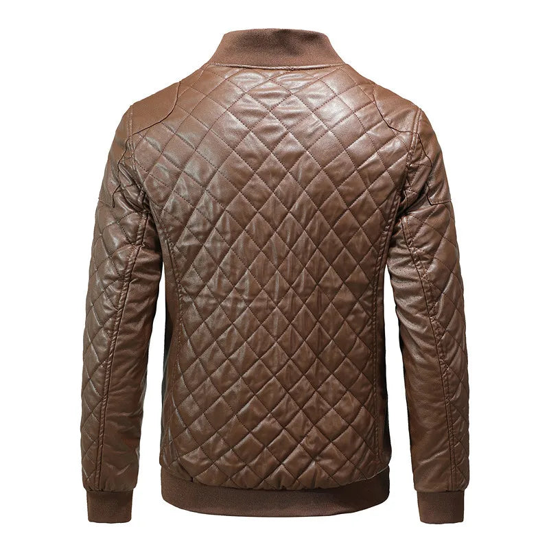 Stylish ENZO Genuine Leather Jacket