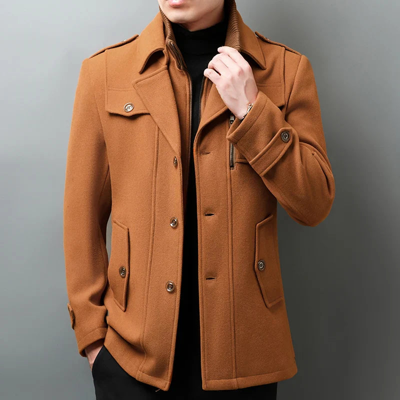 Stylish LUCIANO™ Long Coat for Trendsetters