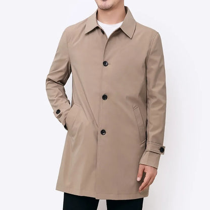 Sleek Monolith Overcoat